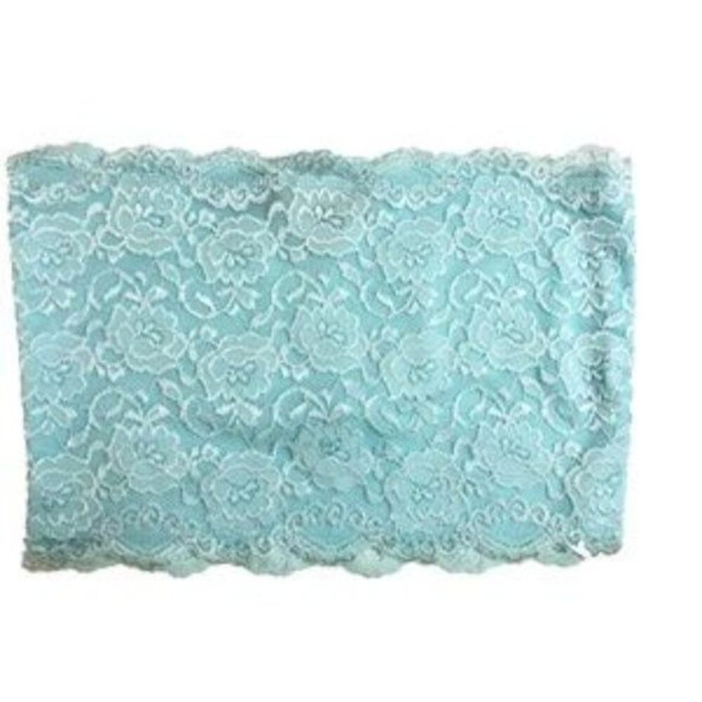 Bozzolo Bundle of 2 Floral Lace Scalloped Trim Bandeaus - Picture 2 of 6